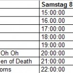 Running Order Antifee 2013